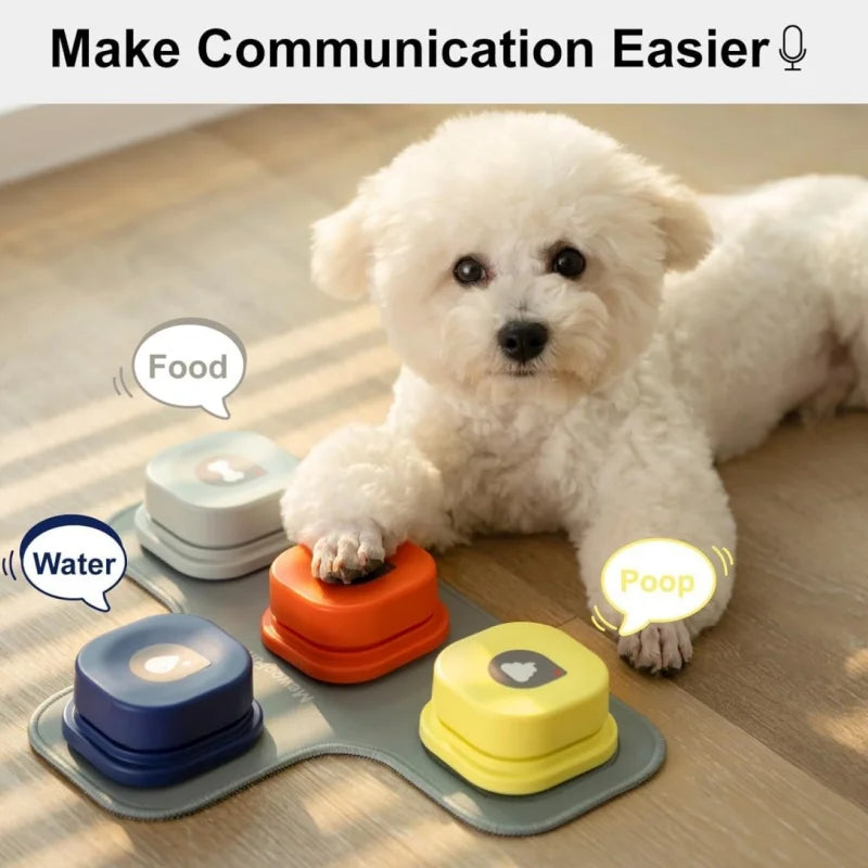 Recordable Buttons For Dog Communication Training