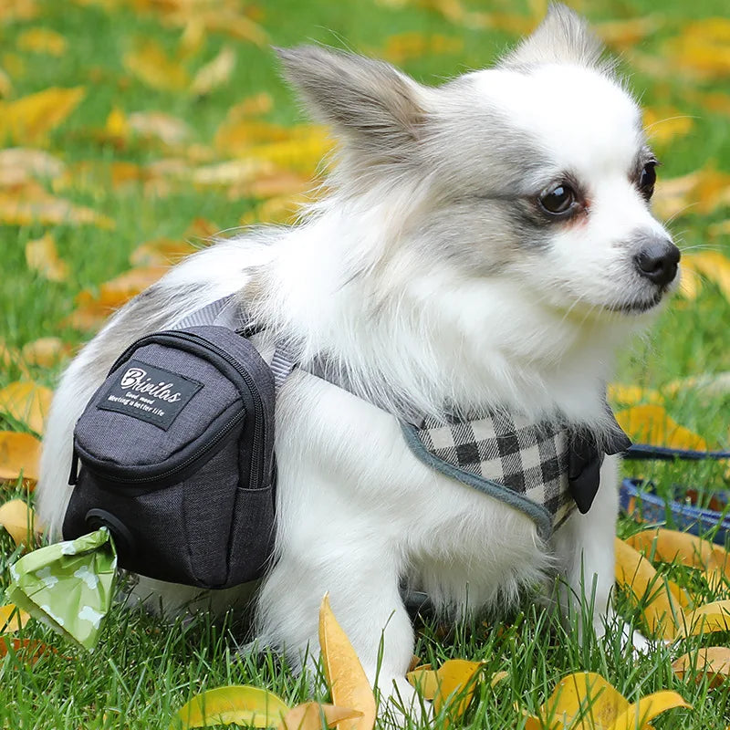 Outdoor Dog Pouch and Poop Bag Dispenser