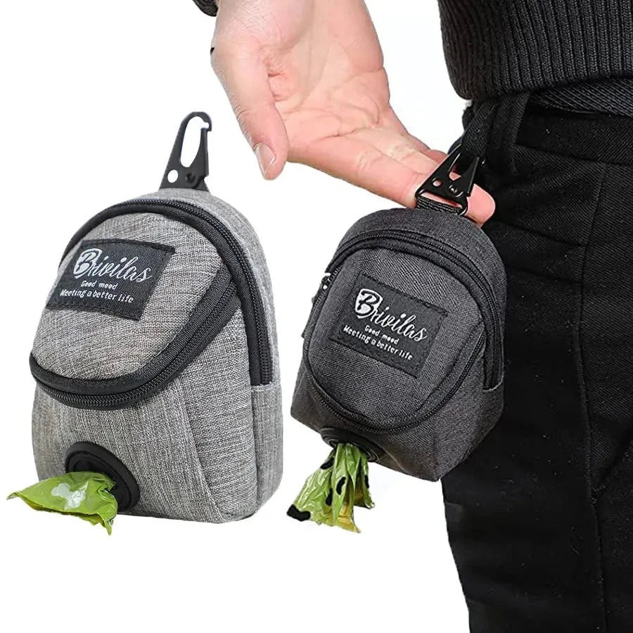 Outdoor Dog Pouch and Poop Bag Dispenser